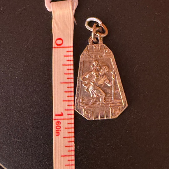 Two-Sided Medal of St. Christopher and The Eiffel Tower - Picture 5 of 6